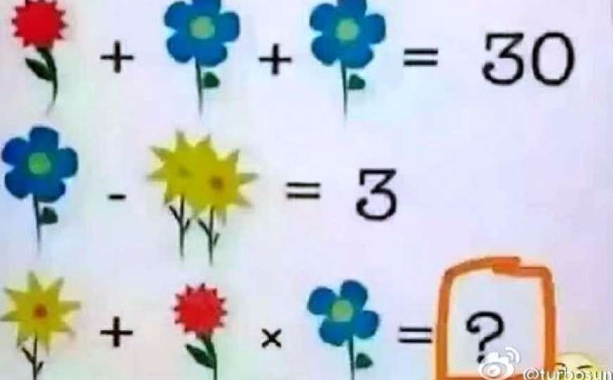 Cvijetna zagonetka zbunila mnoge na Facebooku: Znate li vi ovo riješiti?