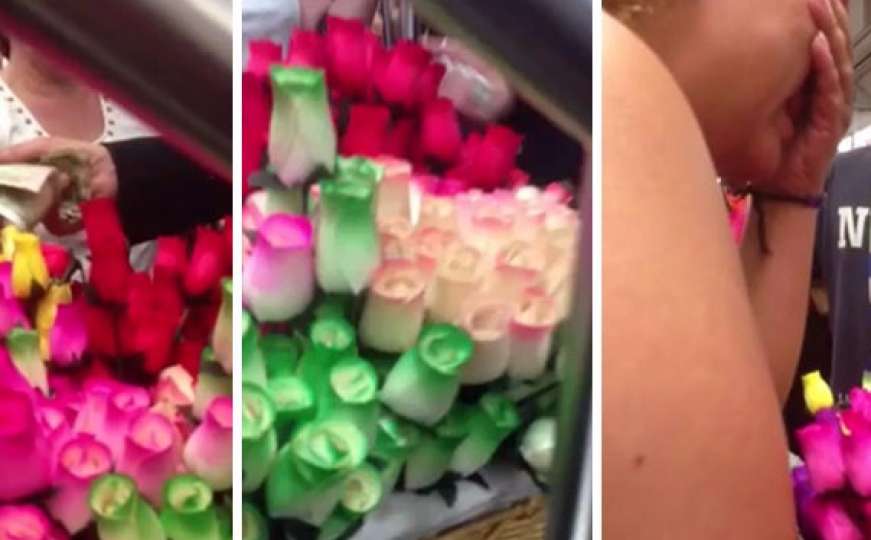 Prodavačica cvijeća nije mogla zadržati suze kad joj je stranac otkupio sve ruže