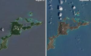 Snimci iz svemira pokazuju da je Irma "izbrisala" biljke i drveće