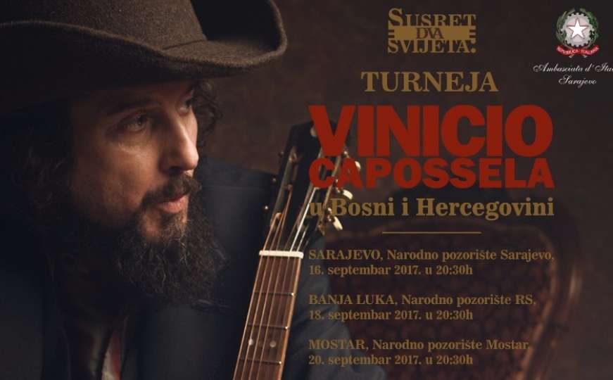 Veliki događaj: Koncert Vinicia Capossele sutra u Narodnom pozorištu 