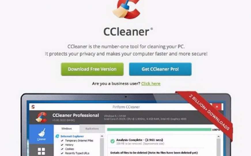 Napadnut poznati program CCleaner, u opasnosti milioni korisnika
