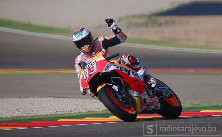 Marquez slavio u Aragonu, Rossi 24 dana nakon loma noge peti