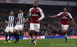 Arsenal slavio protiv West Bromwich Albiona, Kolašincu 90 minuta