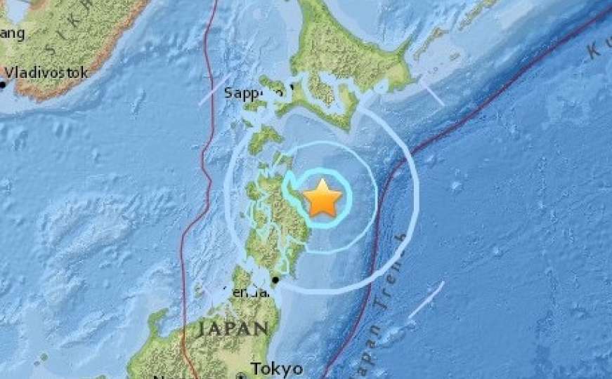 Zemljotres jačine 6 stepeni Richtera pogodio Japan