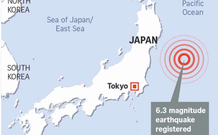 Jak zemljotres potresao Japan 