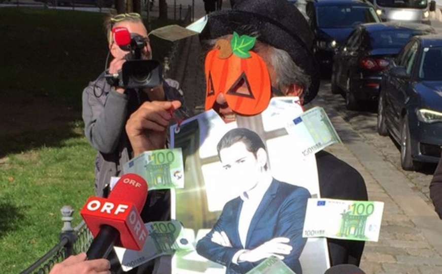 Alžirski milioner u Beču prekrio lice maskom i posterom Sebastijana Kurza
