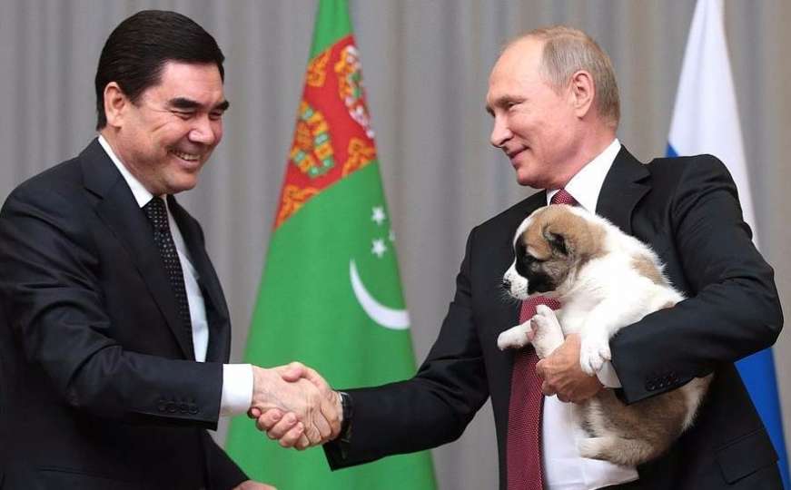 Putinu za rođendan: Berdimuhamedov poklonio štene srednjeazijskog ovčara