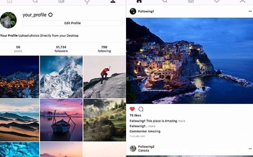 Besplatna aplikacija omogućava objave na Instagramu s računara