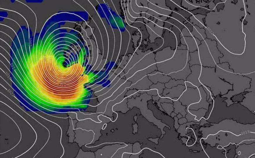 Oluja Brian približava se Velikoj Britaniji i Irskoj