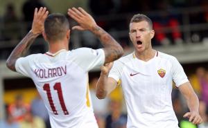 Bili ste veličanstveni: Edin Džeko i Aleksandar Kolarov, tandem koji nosi Romu