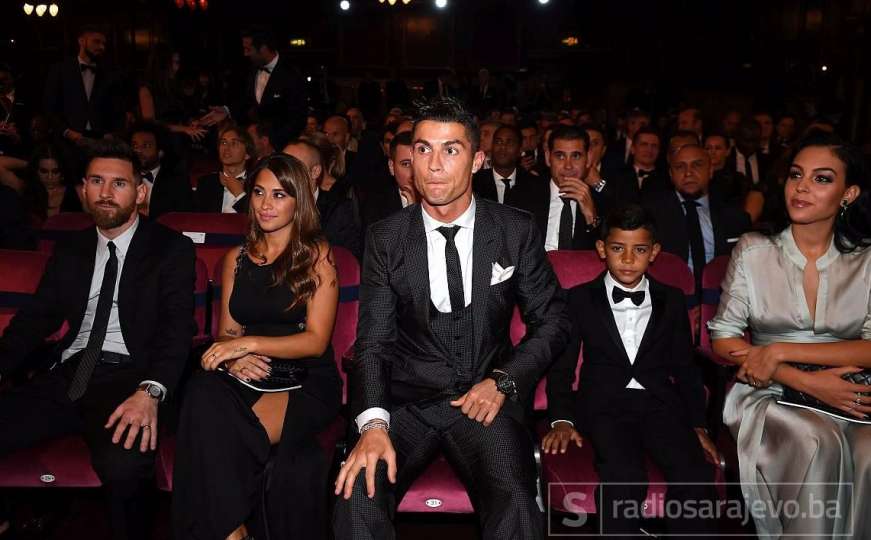 Ronaldova trudna djevojka bila je glavna zvijezda na ceremoniji dodjele nagrade