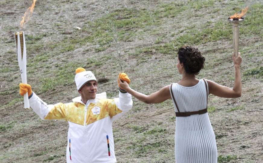 Upaljena baklja za Olimpijadu u Pyeongchangu