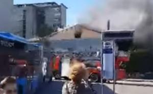 U napuštenoj zgradi u Paromlinskoj ulici izbio požar