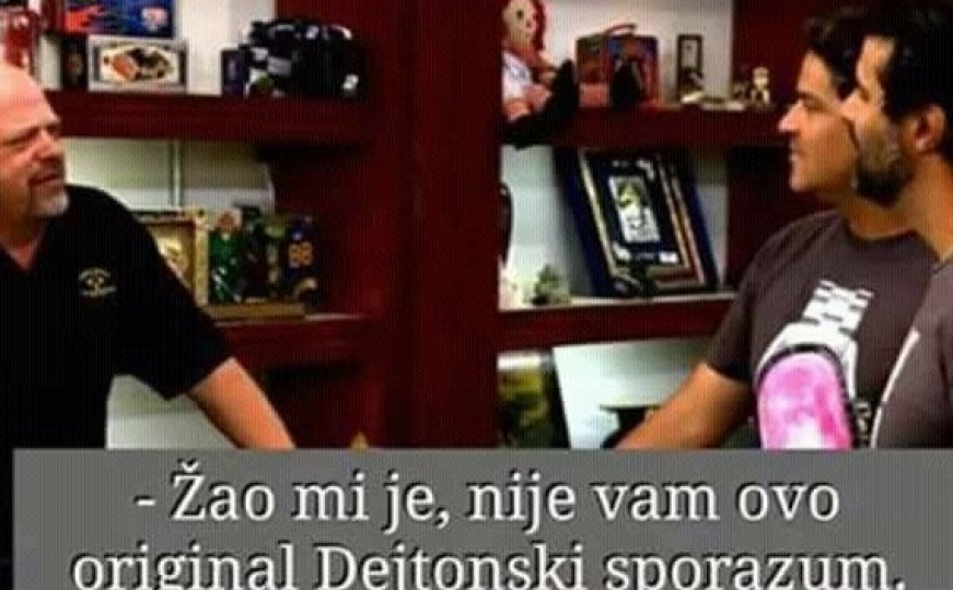 Dejtonski sporazum na aukciji 