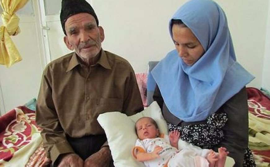 Neobični rekorder: U 83. godini postao otac, supruga mu mlađa 50 godina