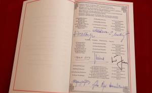 Originalni Dejtonski sporazum čuva se u arhivu hrvatskog ministarstva