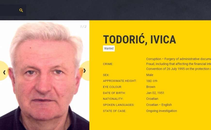 Zvanično: Ivica Todorić na Europolovom popisu najtraženijih bjegunaca