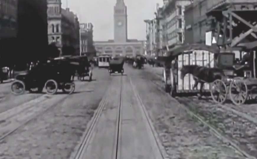 Rijetka snimka pokazala kako je saobraćaj izgledao prije 100 godina