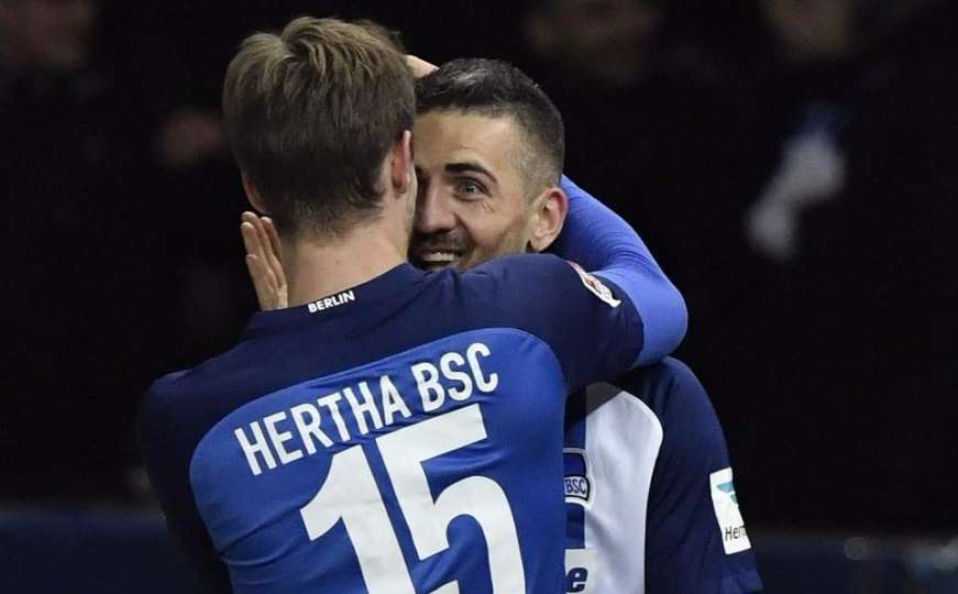Vedad Ibišević doveo Herthu u vodstvo u 19. sekundi utakmice 
