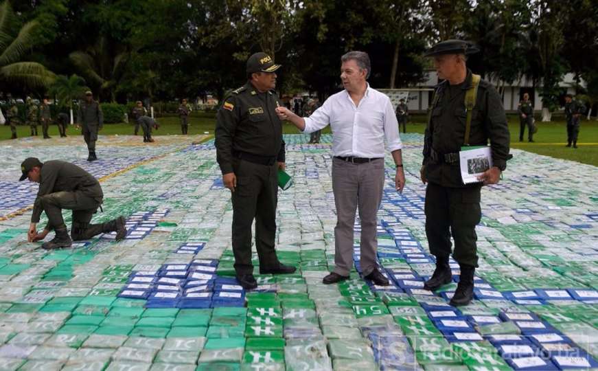 Kolumbija: Policija zaplijenila 12 tona kokaina