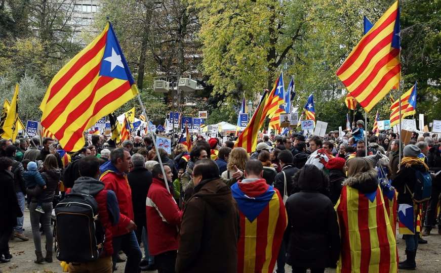 U Briselu protesti podrške nezavisnosti Katalonije