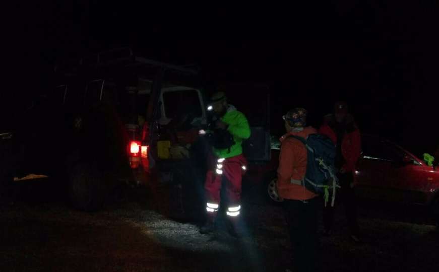 Akcija spašavanja dvije muške osobe na lokalitetu Crnog vrha