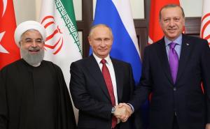 Sastanak lidera Rusije, Turske i Irana: Kako se Putin našalio s Erdoganom