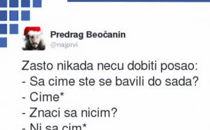 Zašto ne mogu da dobijem posao