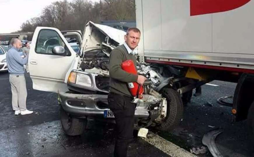 Dva vozača iz BiH Halil i Osman nakon teške nesreće spasili život Njemici