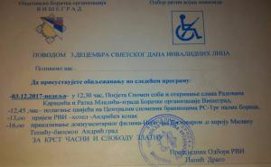 Apsurd: Otkrivanje slika Karadžića i Mladića na Dan osoba s invaliditetom
