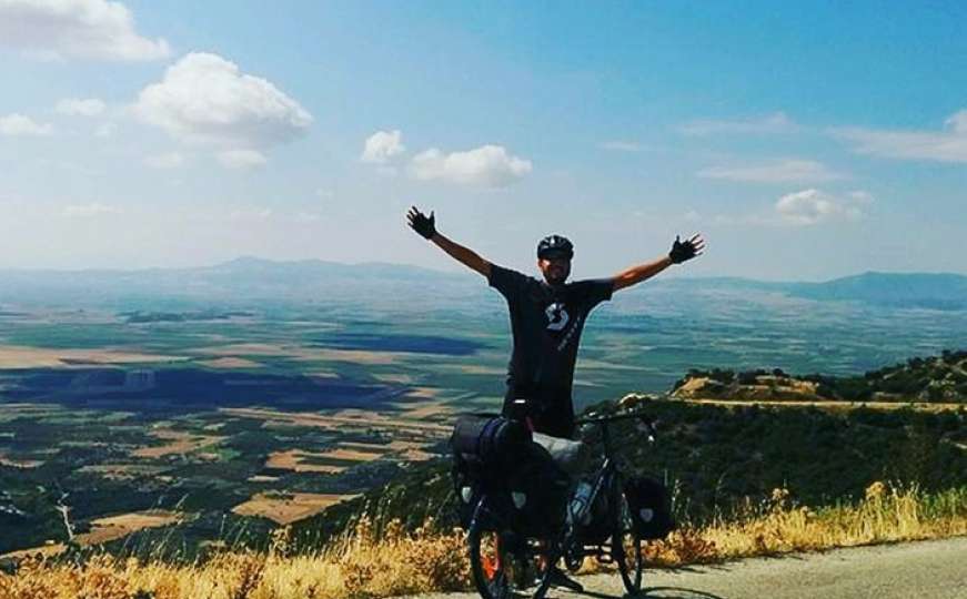 Nemanja Lendić biciklom putovao šest mjeseci kroz 14 zemalja