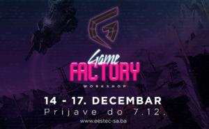 "Game Factory Workshop" za ljubitelje video igrica od 14. do 17. decembra 