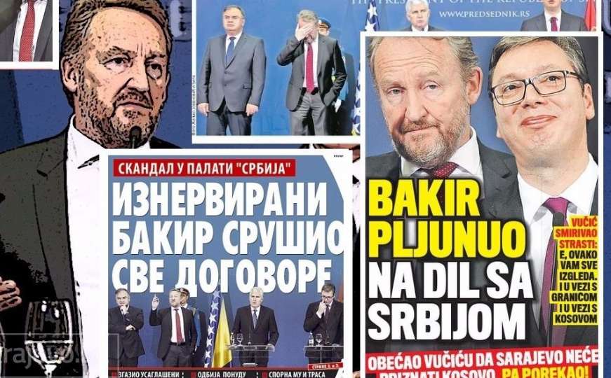 Srbijanski listovi o istupu Izetbegovića: "Bakirova unutrašnja šizofrenija"