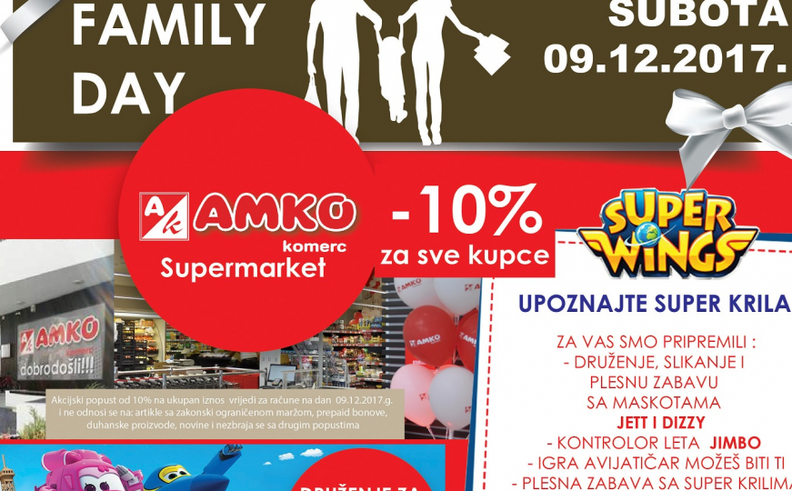 Amko komerc Waves Centar: U subotu Family day 