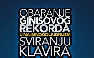 Obaranje Guinessovog rekorda u najmnogoljudnijem sviranju klavira