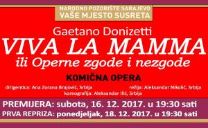 Premijera opere "Viva la mamma" ili "Operne zgode i nezgode" na sceni NPS