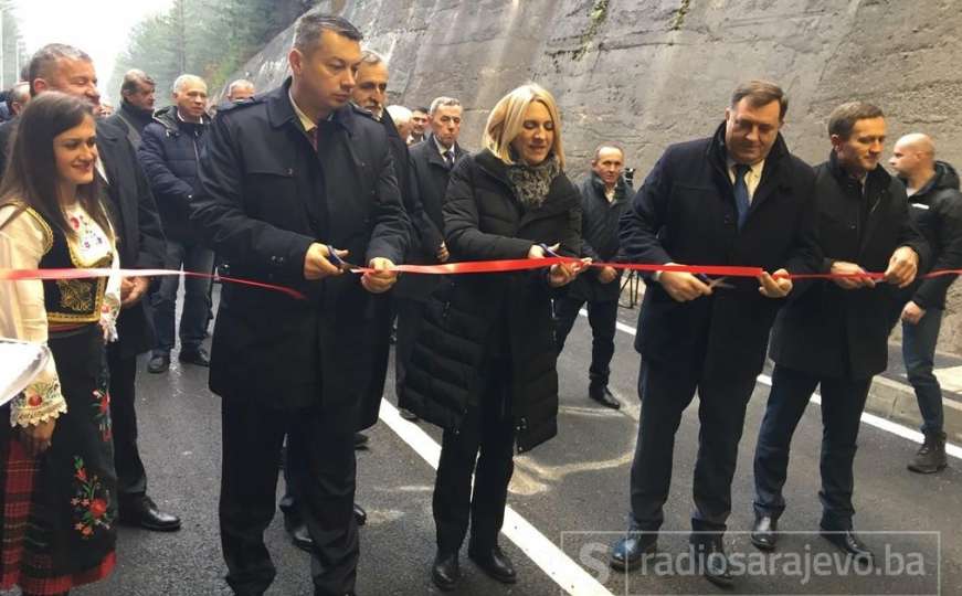 Čelnici RS-a na Palama otvorili rekonstruirani tunel Kalovita brda