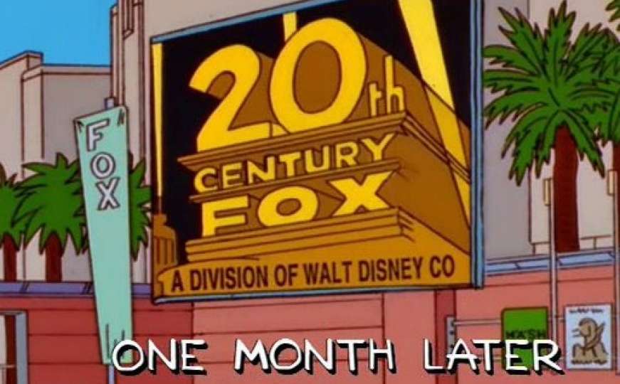 Simpsonovi su predvidjeli da će Disney kupiti 21st Century Fox