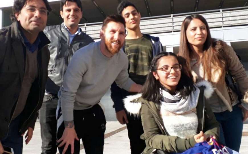 Barcelona i Messi mladoj Sirijki ispunili san