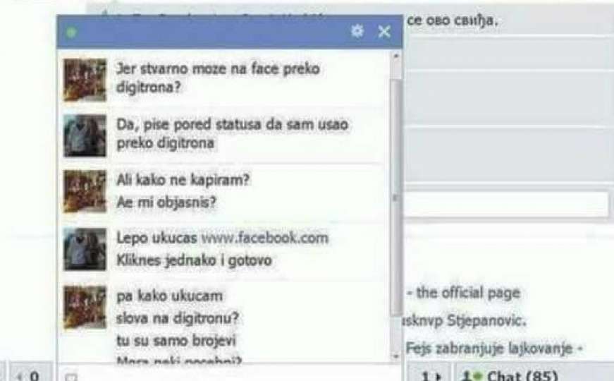Preko facebook chat Maras