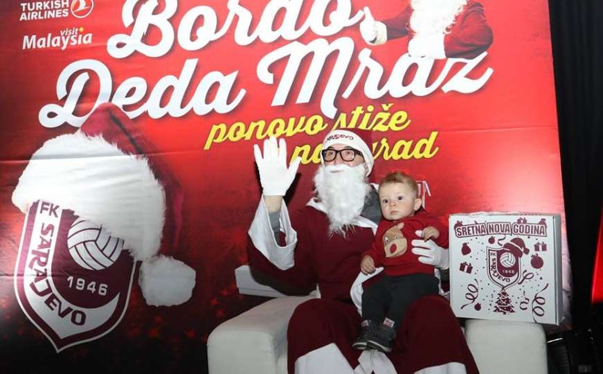 Novogodišnji paketići: FK Sarajevo obradovali Bordo-bijele mališane
