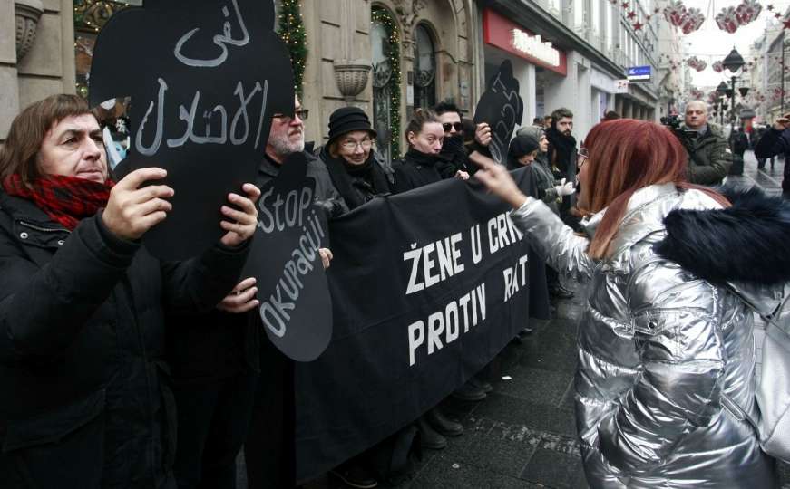 Beograd: Žene u crnom podržale palestinski narod i izazvale bijes Izraelaca