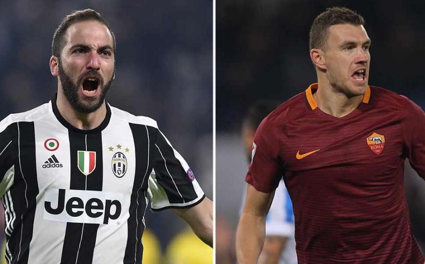 Uoči velikog derbija: Higuain i Džeko mogli bi riješiti duel Juventusa i Rome