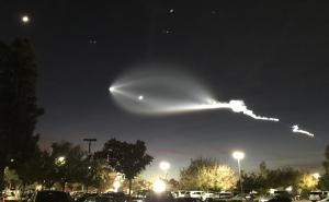 Lansiran Falcon 9: Nikad viđena svjetla iznad Los Angelesa uzbunila stanovnike