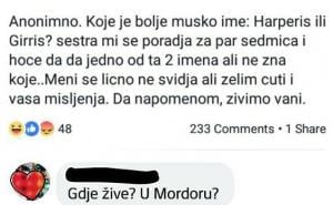 Molim anonimno: Koje je bolje muško ime?