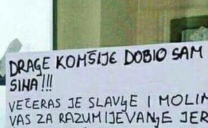 Neka cijeli komšiluk zna 