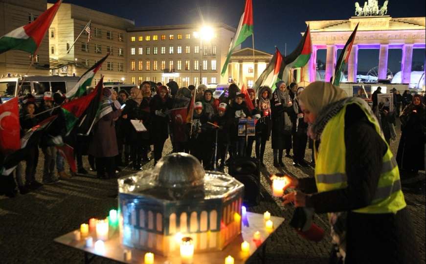 U Berlinu održan protest protiv Trumpove odluke o Jerusalemu