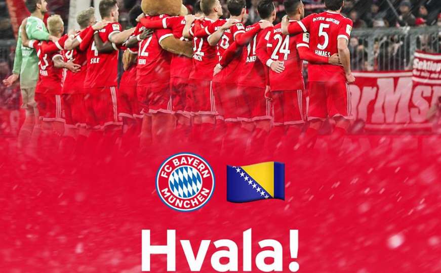 Čestitka Bayern Minhena: Navijačima iz BiH zahvaljujemo na podršci u 2017.