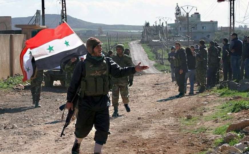 Arapska vojska Sirije pod komandom Bashara al-Assada potiskuje pobunjenike