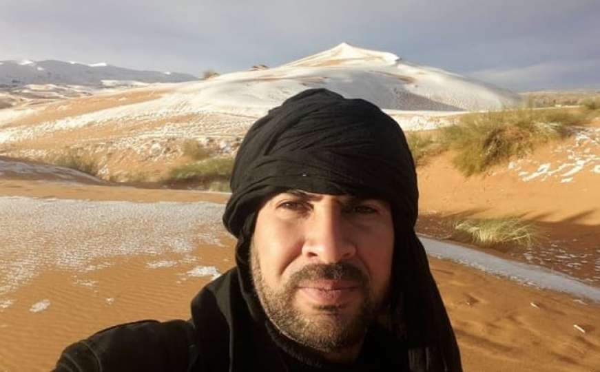 Fotograf objavio najfascinantniji prizor otapanja snijega u pustinji 
